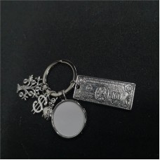 sublimation dollar keychains
