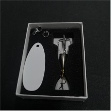 sublimation blank metal  fish hook for dad