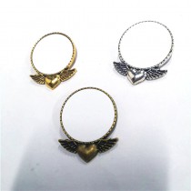 sublimation blank pins brooches with wings