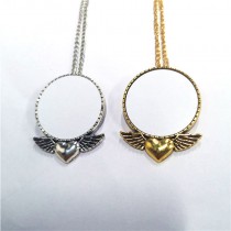sublimation blank wings  necklace pendant