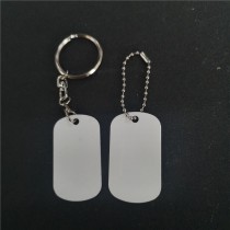 sublimation blank  dog tags tag aluminum keychains