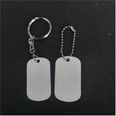 sublimation blank  dog tags tag aluminum keychains