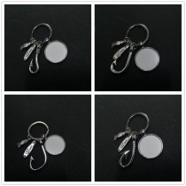 sublimation blank dad  fish hook  keychains