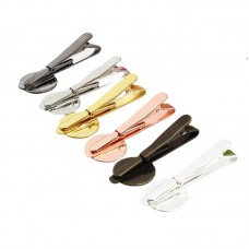 tie clips for sublimation retro vintage tie clip for heat tranfer printing blank consumables personalized gift