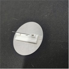 Sublimation  aluminum tags pin badge  with pin style