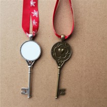 sublimation key christmas ornament 