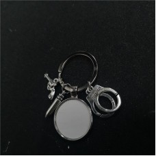 sublimation police keychains