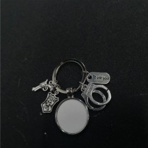 sublimation police keychains