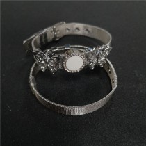 sublimation blank stainless steel bracelets bangles-10MM