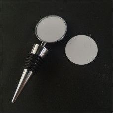 sublimation christmas Wine stopper  two sided printing, big printing size