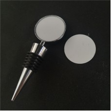 sublimation christmas wine stopper  two sided printing
