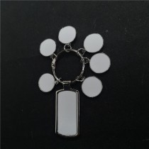 sublimation metal keychains  key ring