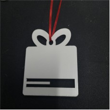 sublimation christmas mdf ornament  two sided printing  blank hot transfer printing diy custom consumables