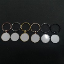 sublimation metal keychains  key ring