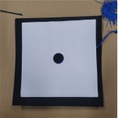 sublimation blank grad  graduation cap stickers -white polyester 
