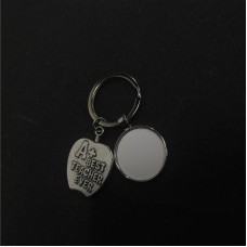 sublimation apple  keychains  key ring for Teacher's Day