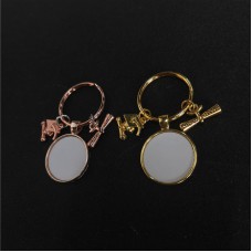 sublimation blank graduation keychains