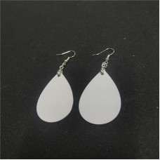 sublimation blank Water droplet aluminum dangle earrings