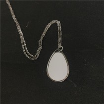 sublimation blank necklaces pendants