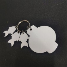 sublimation mdf keychains