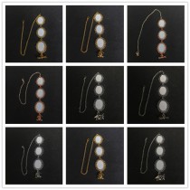 sublimation blank graduation charms with 3oval charms
