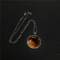 sublimation blank  round necklaces pendants