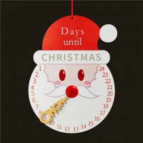 sublimation christmas mdf santa claus countdown ornament
