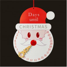 sublimation christmas mdf santa claus countdown ornament