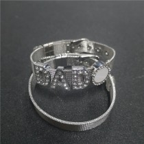 sublimation blank dad diy stainless steel bracelets bangles-10MM