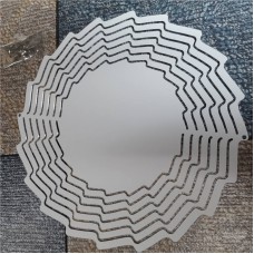 sublimation blank aluminum wind ornaments-001 250mm and 200mm