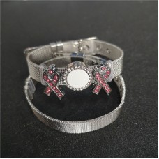 sublimation blank stainless steel bracelets bangles-10MM