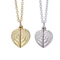 sublimation blank  lockets wing necklace pendant 