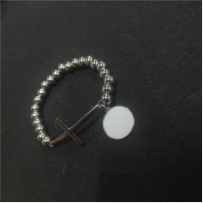 sublimation blank  staninless steel bead  bracelets  bangle
