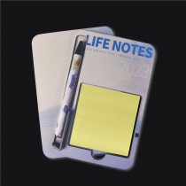 sublimation mdf  sticky note tray Custom Notepad