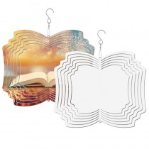 sublimation blank graduation  grad aluminum wind ornaments  002