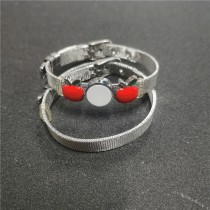 sublimation blank diy stainless steel bracelets bangles-8MM 