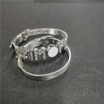 sublimation blank mom diy stainless steel bracelets bangles-8MM 