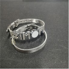 sublimation blank mom diy stainless steel bracelets bangles-8MM 