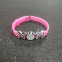 sublimation blank mom diy silicagel bracelets bangles-8MM