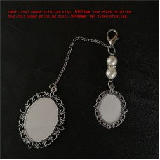 sublimation blank memory charm-big oval