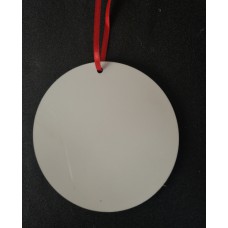100*100mm sublimation christmas  round mdf ornaments ornament