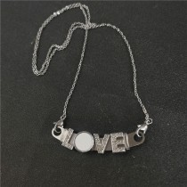 sublimation blank diy stainless steel necklaces pendants