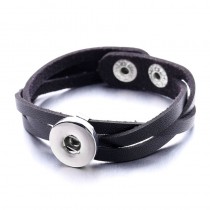 sublimation button rope bracelet leather bracelet bbrs042