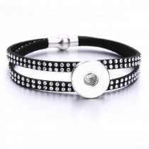 sublimation button rope bracelet leather bracelet  bbrs037
