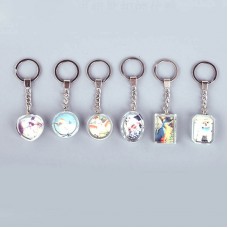 sublimation blank crystal keychains