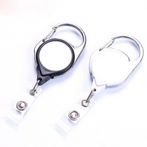 new style sublimation blank plastic badge reels-two sided printing