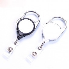 new style sublimation blank plastic badge reels-two sided printing
