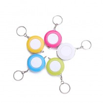 sublimation blank plastic soft ruler  keychains