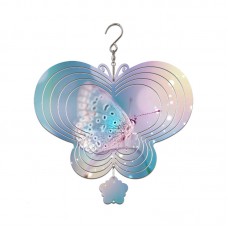 sublimation blank christmas aluminum wind ornaments-butterfly 250MM