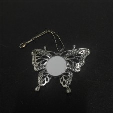 80*62MM sublimation big  butterfly christmas  ornaments  